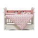 Постільний комплект 7 елементів Twins Panda 4075-TP-08, pink, розовый