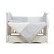 Постільний комплект 7 елементів Twins Dolce Loving bear 4075-DLB-10, white/grey, білий/сірий