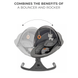 Кресло-качалка Kinderkraft Lumi 2 Dark Grey (KBLUMI02DGR0000)