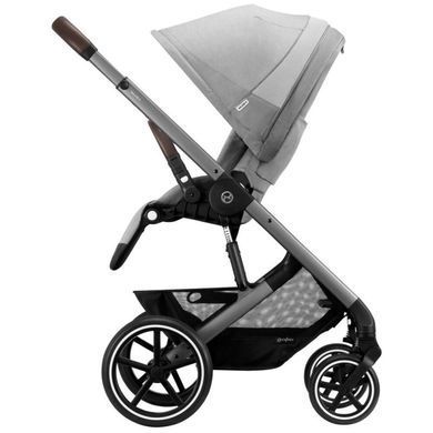 Коляска Cybex Balios S Lux Silver 2 в 1 Lava Grey (Сайбекс Баліос Ес Люкс Сільвер)
