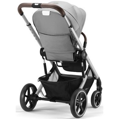 Коляска Cybex Balios S Lux Silver 2 в 1 Lava Grey (Сайбекс Баліос Ес Люкс Сільвер)