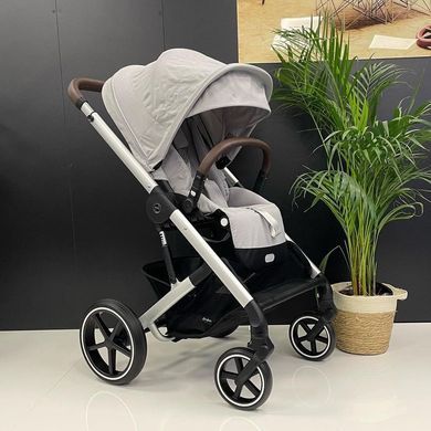 Коляска Cybex Balios S Lux Silver 2 в 1 Lava Grey (Сайбекс Баліос Ес Люкс Сільвер)