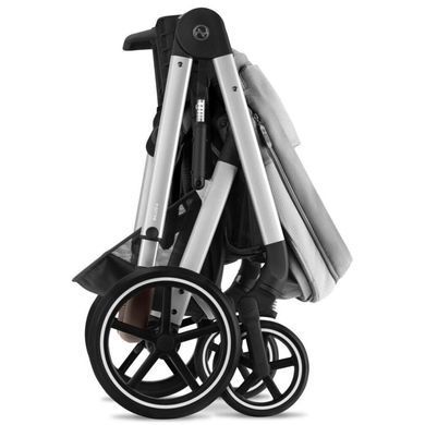 Коляска Cybex Balios S Lux Silver 2 в 1 Lava Grey (Сайбекс Баліос Ес Люкс Сільвер)