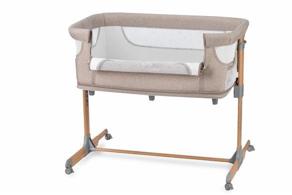 Кроватка детская прямоугольная MoMI SMART BED 4in1 Beige