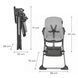 Стульчик для кормления Kinderkraft Foldee Spotty Grey (KHFOLD00GRY000N)