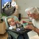 Стульчик для кормления Kinderkraft Foldee Spotty Grey (KHFOLD00GRY000N)