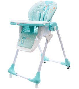 Дитячий стільчик для годування Baby Mix Fox блакитний