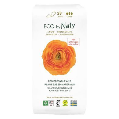 Органічні щоденні прокладки Eco by Naty Large 28 шт