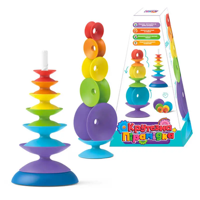 Игрушка гр Крутезная пирамидка 92657 (12/2) "4FUN Game Club", в коробке