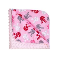 Плед Twins Minky Spring 80x80 1461-TMS-08, pink, розовый