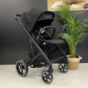 Коляска прогулочнаяCybex Balios S Lux BLK  Moon Black (Сайбекс Балиос эс Люкс) поворотный, реверсивный блок