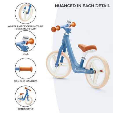 Беговел Kinderkraft Fly Plus Blue (KRFLPL00BLU0000)