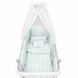 Постельный комплект для детской кровати 8 эл Twins Dolce Limited Птички мятный