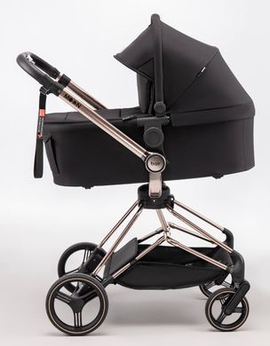 Коляска 2 в 1 Bair Moon Gold Edition MG-01 чорний