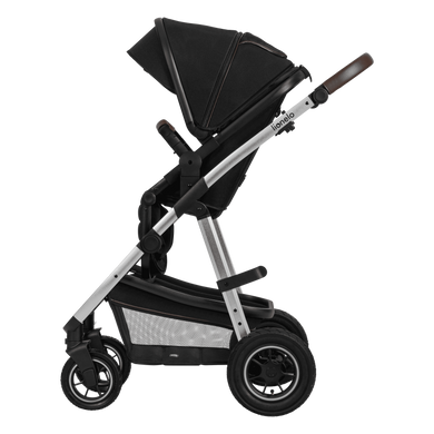 Универсальная коляска 2 в 1 Lionelo AMBER BLACK SILVER