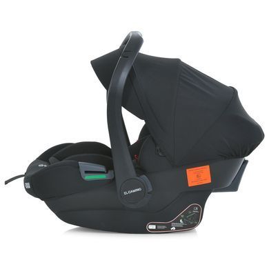 Дитяче автокрісло El Camino ME 1186 i-KEEP Melange Jet Black