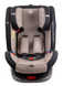 Детское автокресло Bair i-Drive 360 ​​ISOFIX (0-36 кг) BG-03 Greige &mdash; поворотное, серо-бежевый