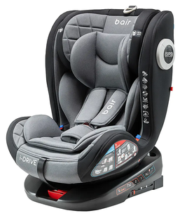 Дитяче автокрісло Bair i-Drive 360 ISOFIX (0-36 кг) GM-02 graphite midnight &mdash; поворотне, темно-сірий