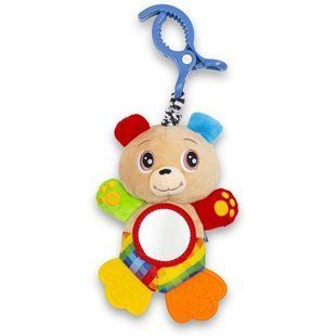 Плюшевая подвеска с вибро Baby Mix Мишка мультицвет
