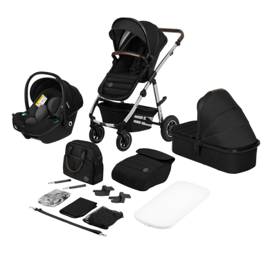 Універсальна коляска 3 в 1 Lionelo AMBER BLACK SILVER