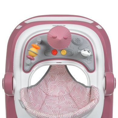 Дитячі ходунки El Camino ME 1200 Ursa Pink з музичною ігровою панеллю