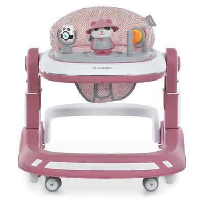 Дитячі ходунки El Camino ME 1200 Ursa Pink з музичною ігровою панеллю