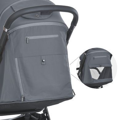 АКЦІЯ Прогулочная коляска EL CAMINO BEYA ME 1127-B Midnight Gray (Ель Камино Бея)