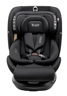 Дитяче автокрісло Bair Oreo 360 i-Size ISOFIX (40-150 см) BO-01 Total Black, чорний