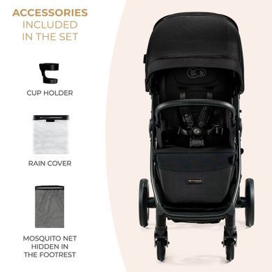 Прогулочная коляска Kinderkraft Mitzy Ink Black (KSMITZ00BLK0000)