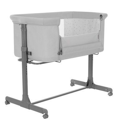 Приставная детская кроватка CARRELLO Luna CRL-16501 Carbon Grey /1/ (Каррелло Луна)