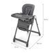 Стульчик для кормления Kinderkraft Tulo Grey (KHTULO00GRY0000)