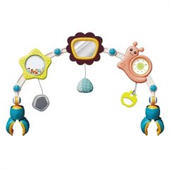 Дуга з іграшками на дитячий візок / ліжко Play Arch Равлик (блакитний)