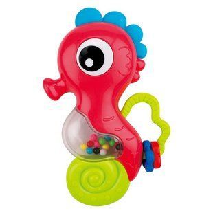Брязкальце пластикове музичне Baby Mix Морський коник мультиколір