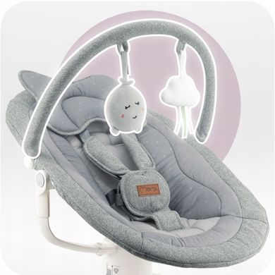 Крісло-гойдалка MoMi PEARL Grey