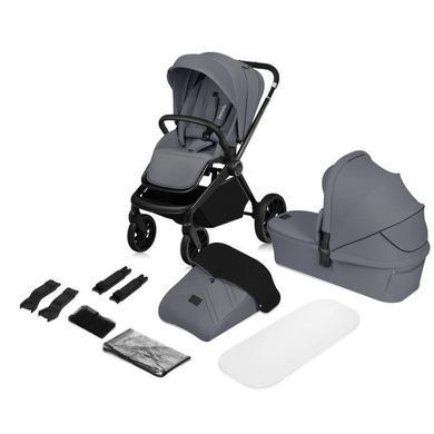 Универсальная коляска 2 в 1 Lionelo MIKA PLUS 2IN1 GREY STONE