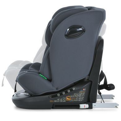 Детское автокресло El Camino (Эль Камино) ME 1187 i-FREE Moon Gray - i-Size (40&ndash;150 см), ISOFIX, Top Tether
