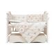 Постельный комплект 6 эл Twins Eco Line New 4091-E-020, Animals beige, бежевый