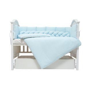 Постельный комплект 7 эл Twins Cotton blue