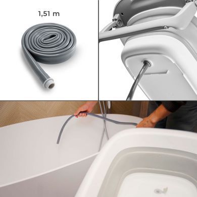 Столик для пеленання з ванночкою Kinderkraft Bubbly Grey (KABUBB00GRY0000)