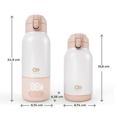 Портативний підігрівач для молока і термос 2-в-1 Kinderkraft Gaja Beige (KEGAJA00BEG0000)