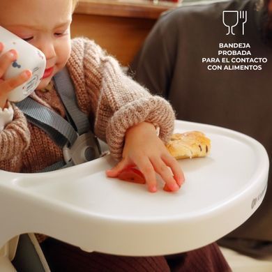 Стільчик для годування Kinderkraft Dinnly Grey (KHDINN00LGR0000)