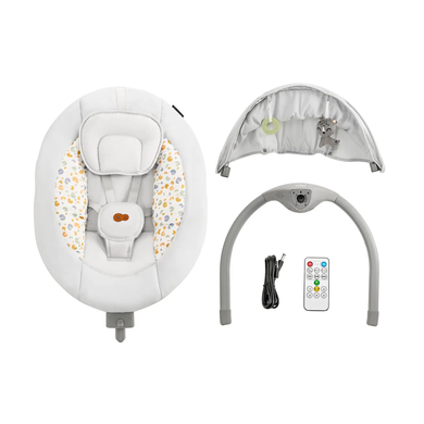 Крісло-гойдалка Kinderkraft Lumi 2 Light Grey (KBLUMI02LGR0000)