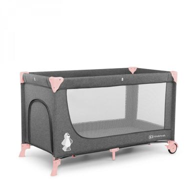 Кровать-манеж Kinderkraft Joy (Киндеркрафт Джой) Pink (KKLJOYPNK00000)