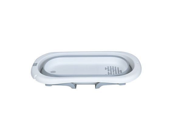 Ванночка складная детская с термометром и вкладышем (подушкой) EL CAMINO PLUS ME 1151 Gray