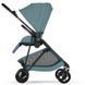 Прогулянкова коляска Cybex Melio Carbon 2026 Stormy Blue з бампером (Сайбекс Меліо)