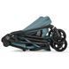 Прогулянкова коляска Cybex Melio Carbon 2026 Stormy Blue з бампером (Сайбекс Меліо)
