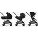 Прогулянкова коляска Cybex Melio Carbon 2026 Stormy Blue з бампером (Сайбекс Меліо)