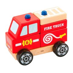 Деревянная пирамидка Viga Toys Пожарная машинка (50203FSC)