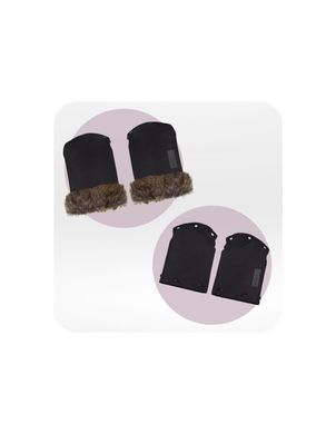Муфта-рукавиці для коляски MoMi SILDI Black