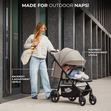 Прогулянкова коляска Kinderkraft Trig 3 Granite Grey (KSTRIG03GRY0000)